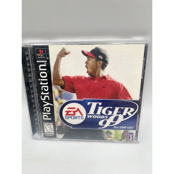 Tiger Woods 99 PGA Tour Golf (Sony PlayStation 1, 1998) CIB - Picture 1 of 5